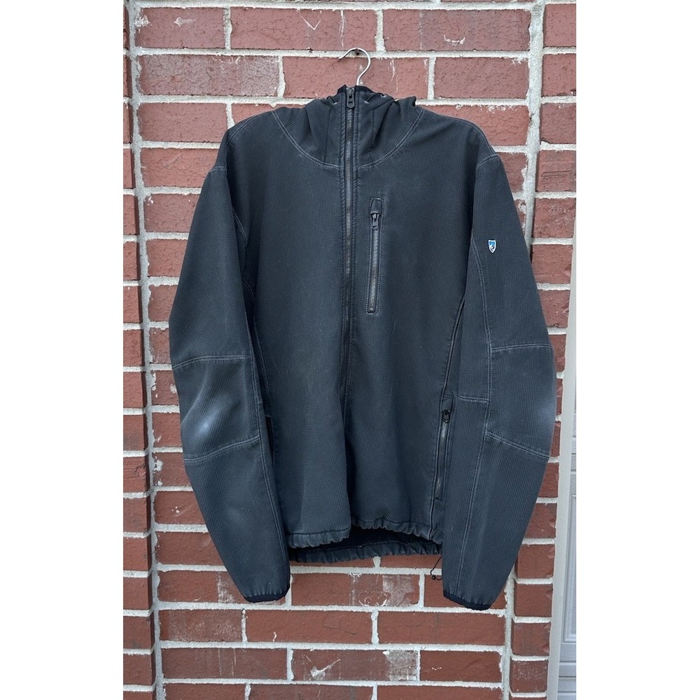 Kuhl Vintage Patina Dye Relik Hoody Jacket Mens XL Thermal Fleece Lined Hoodie